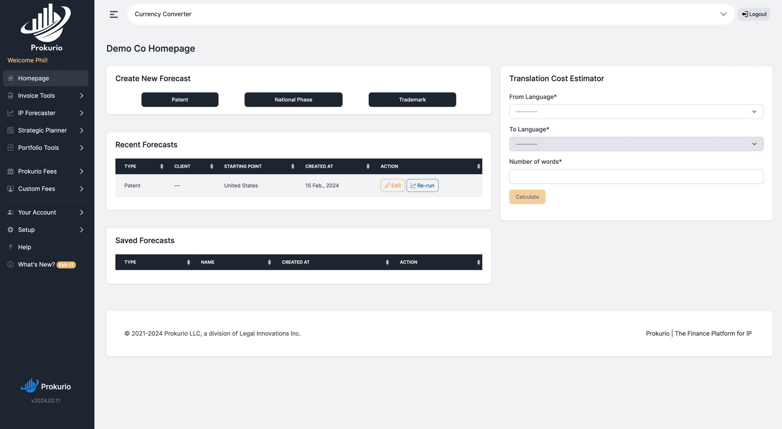 IP Forecaster
